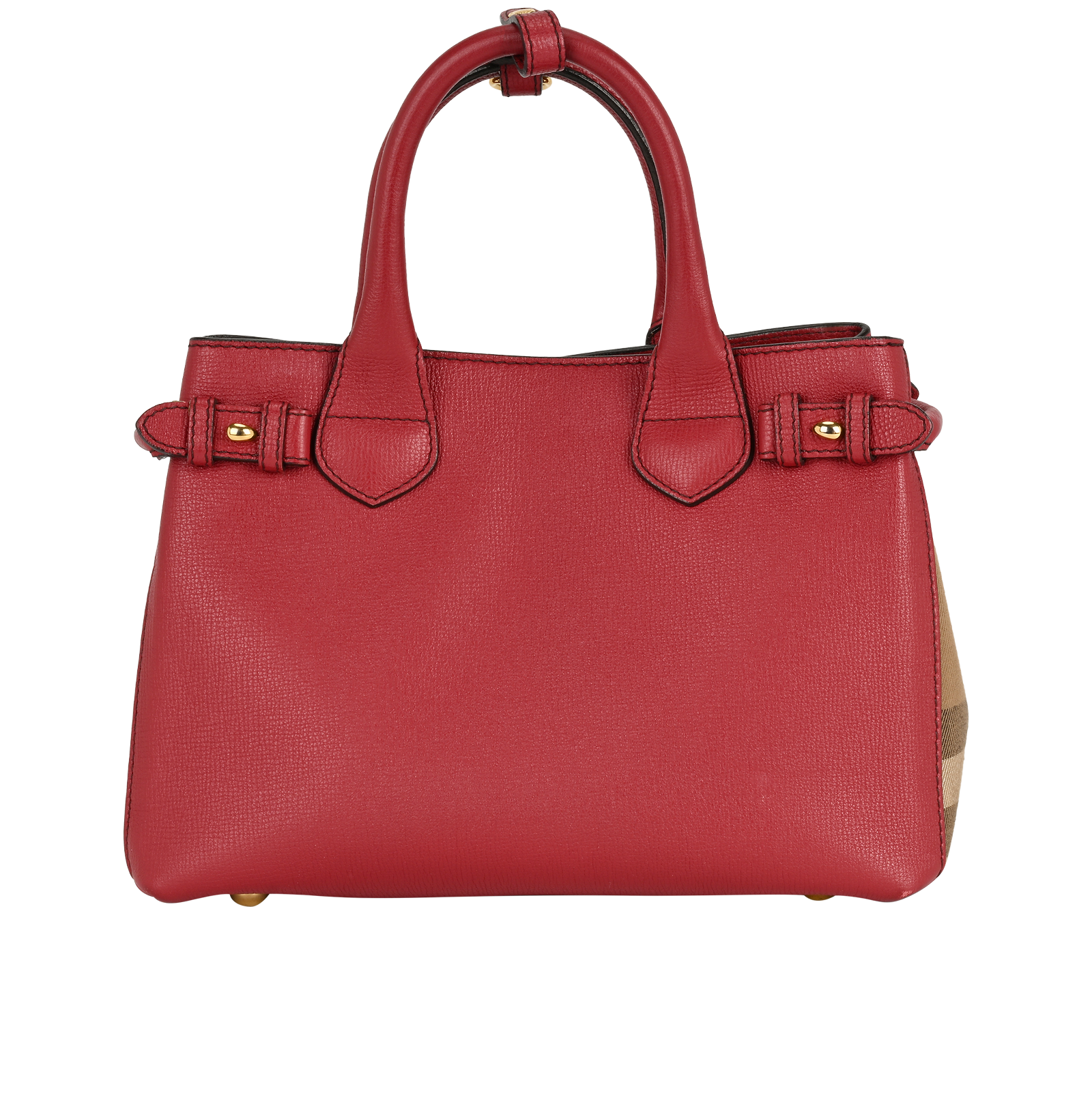 Small Banner, &pound;495, Handbags, Red, Leather, Back view